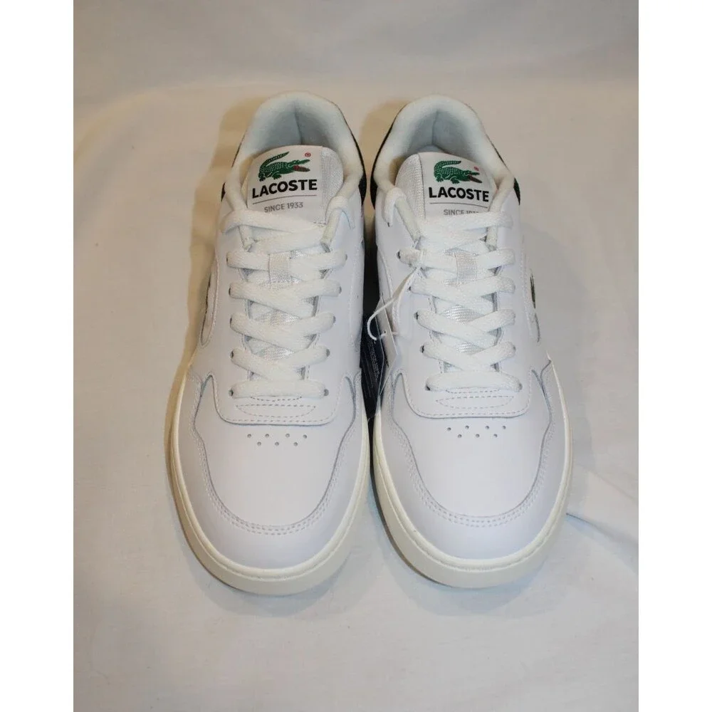 Lacoste Lineset Leather Sz 11 Men's White/Dark Green Lifestyle Sneakers 223 NEW